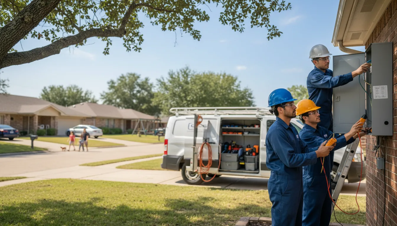Certified electrician providing emergency electrical services in James City, PA